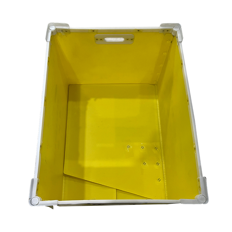 強化フレーム段ボールプラスチックネスティングトートボックス