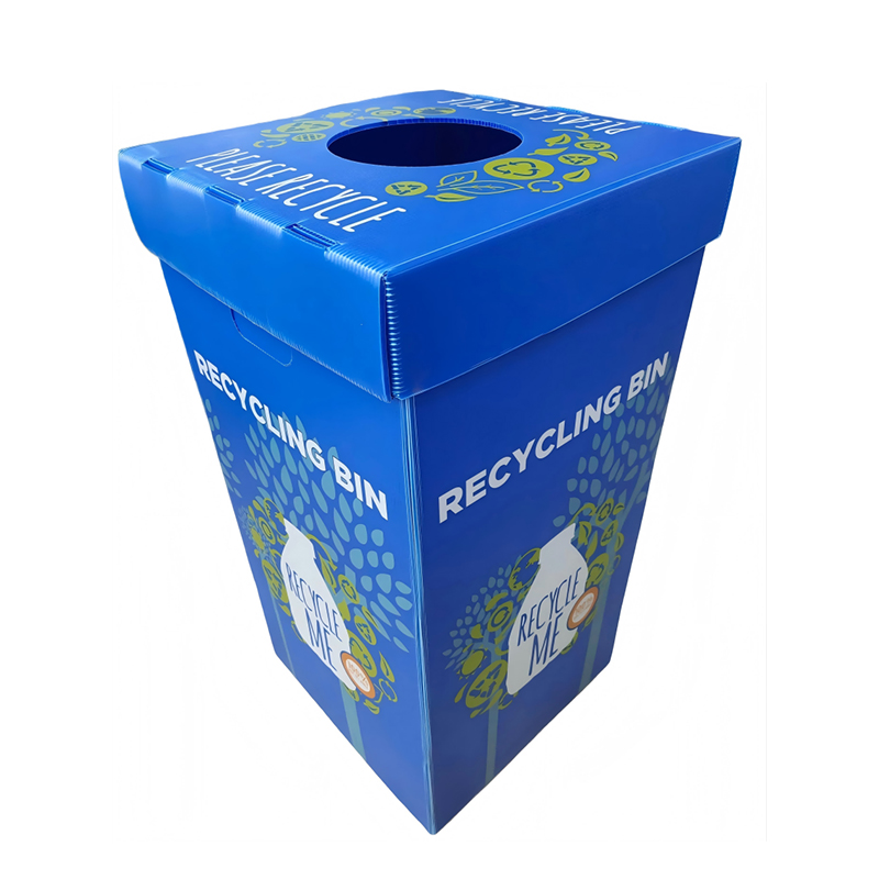 折りたたみ可能なPP波形プラスチックリサイクルゴミ箱