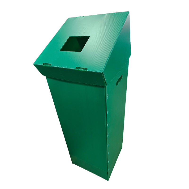 折りたたみ可能なPP波形プラスチックリサイクルゴミ箱